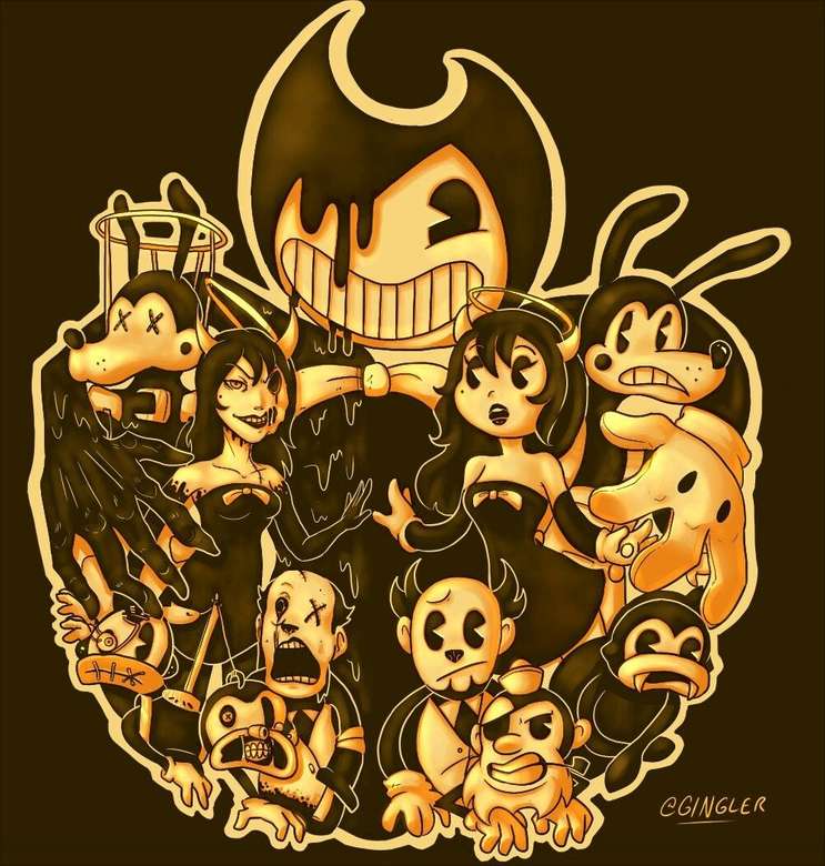 Bendy And The Ink Machine Play Jigsaw Puzzle For Free At Puzzle Factory - bendy map free roblox