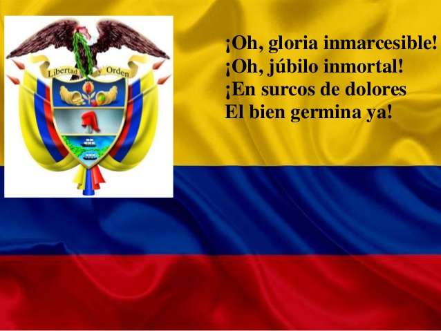 Hymn Kolumbii puzzle online