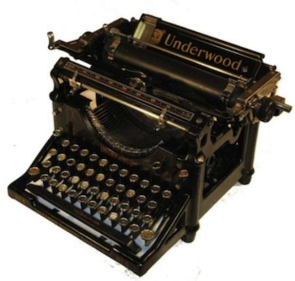 Starożytna maszyna do pisania puzzle online