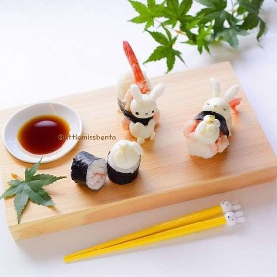 Za słodkie sushi puzzle online