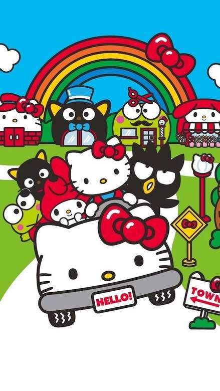 Obraz w Hello Kitty and Friends puzzle online