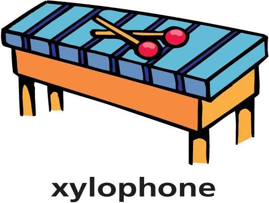 x jest dla ksylofonu puzzle online