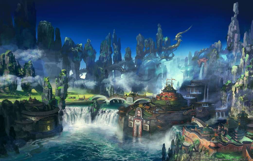 Krajobraz fantasy puzzle online
