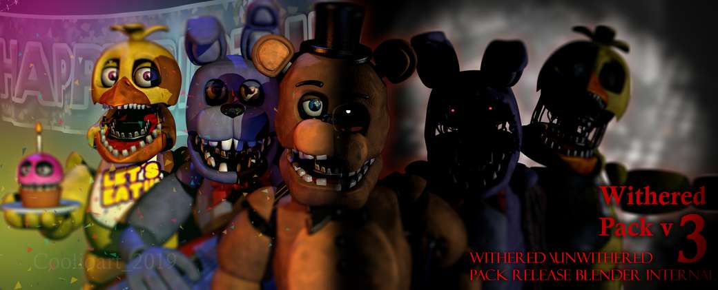 Unwithered And Withered Animatronics puzzle online