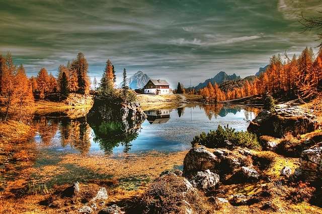 House in the mountains jigsaw puzzle