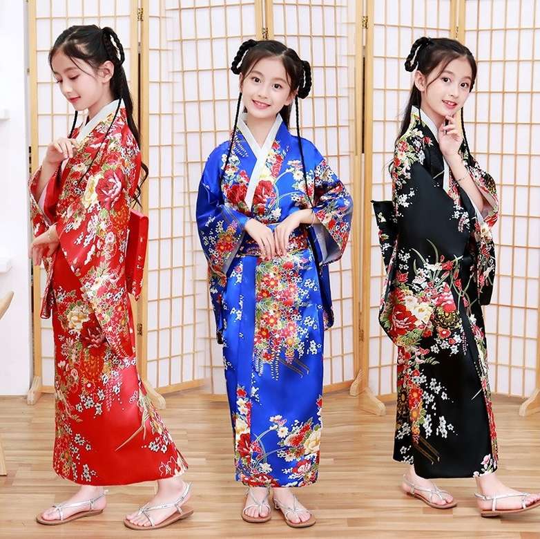 Ładne kimona puzzle online