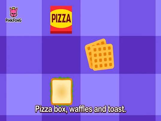 p jak tosty z goframi w pudełku po pizzy puzzle online