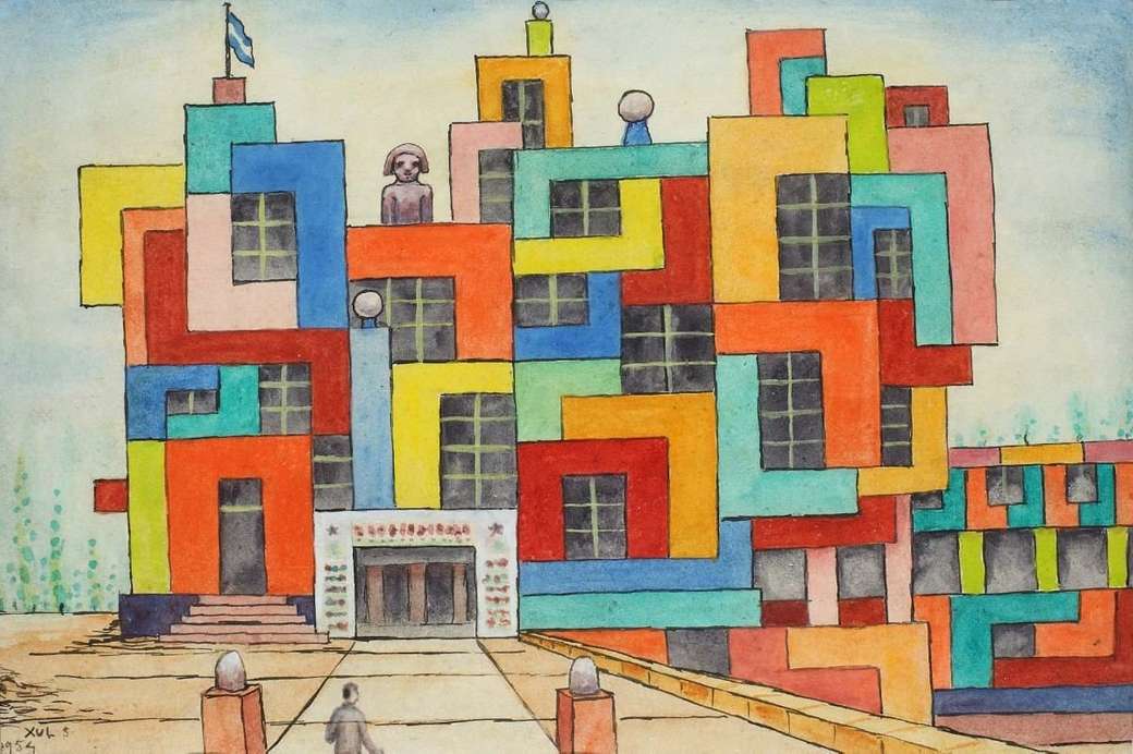 Fasada miasta puzzle online