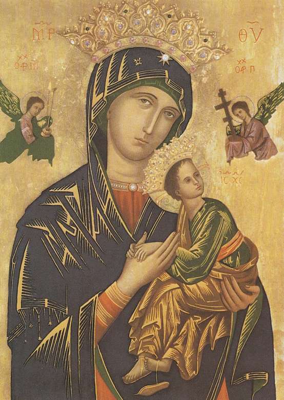 Maryja z Jezusem puzzle online
