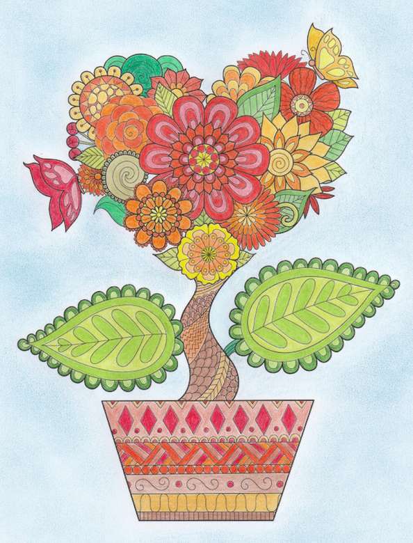 Kolorowanki drzewo serce puzzle online