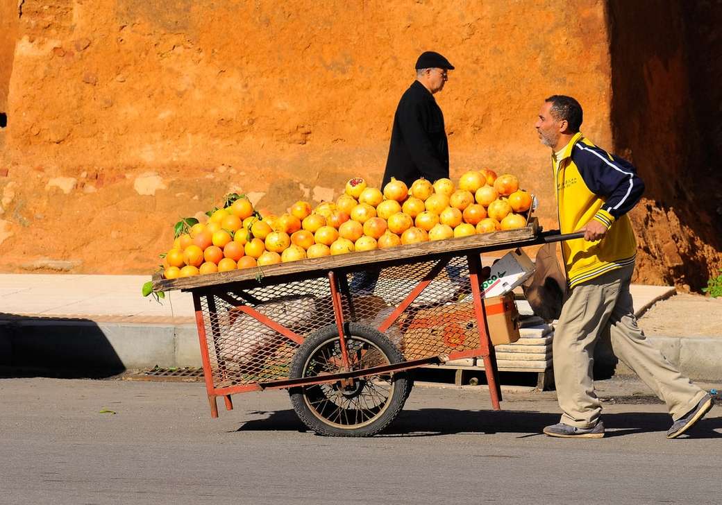 Transport pomarańczy. puzzle online