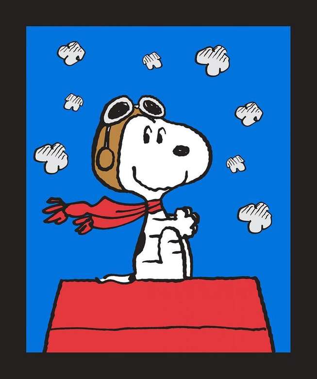 Snoopy kontra Czerwony Baron puzzle online