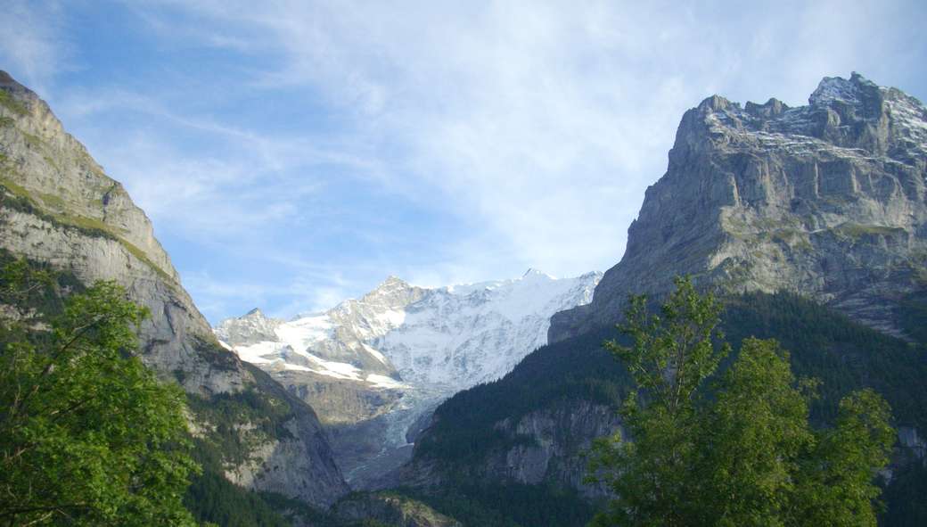 Panorama gór Grindelwald puzzle online