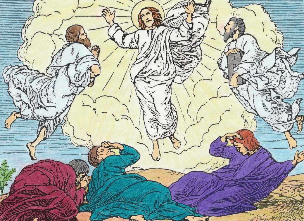 Dla dzieci: Przemienienie Jezusa na górze Tabor puzzle online