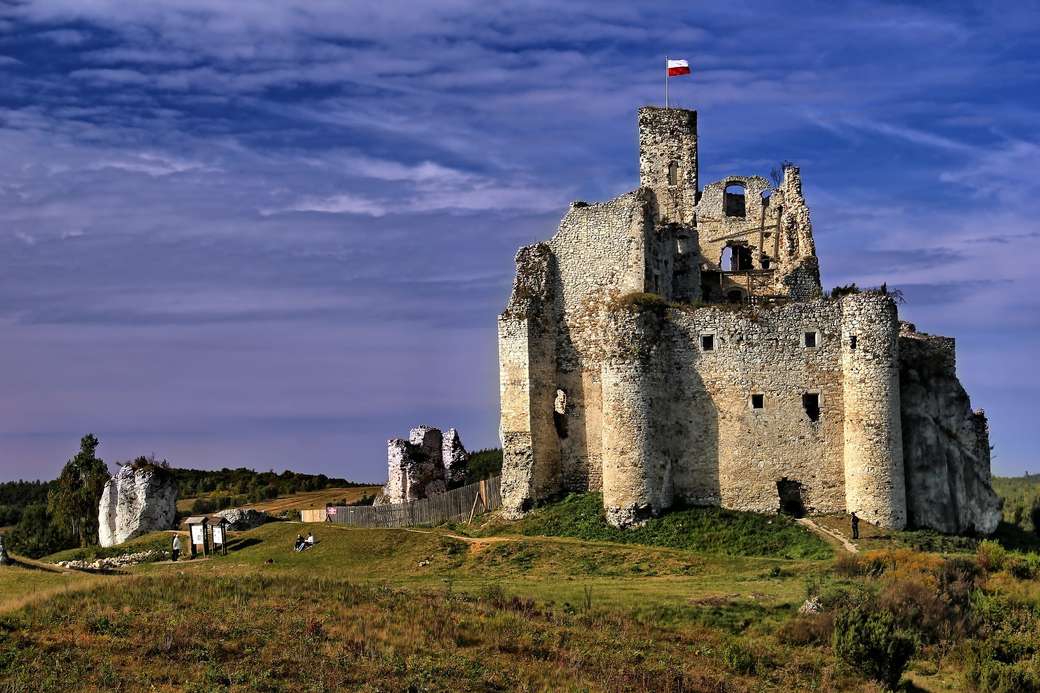 Średniowieczny Zamek w Mirowie puzzle online