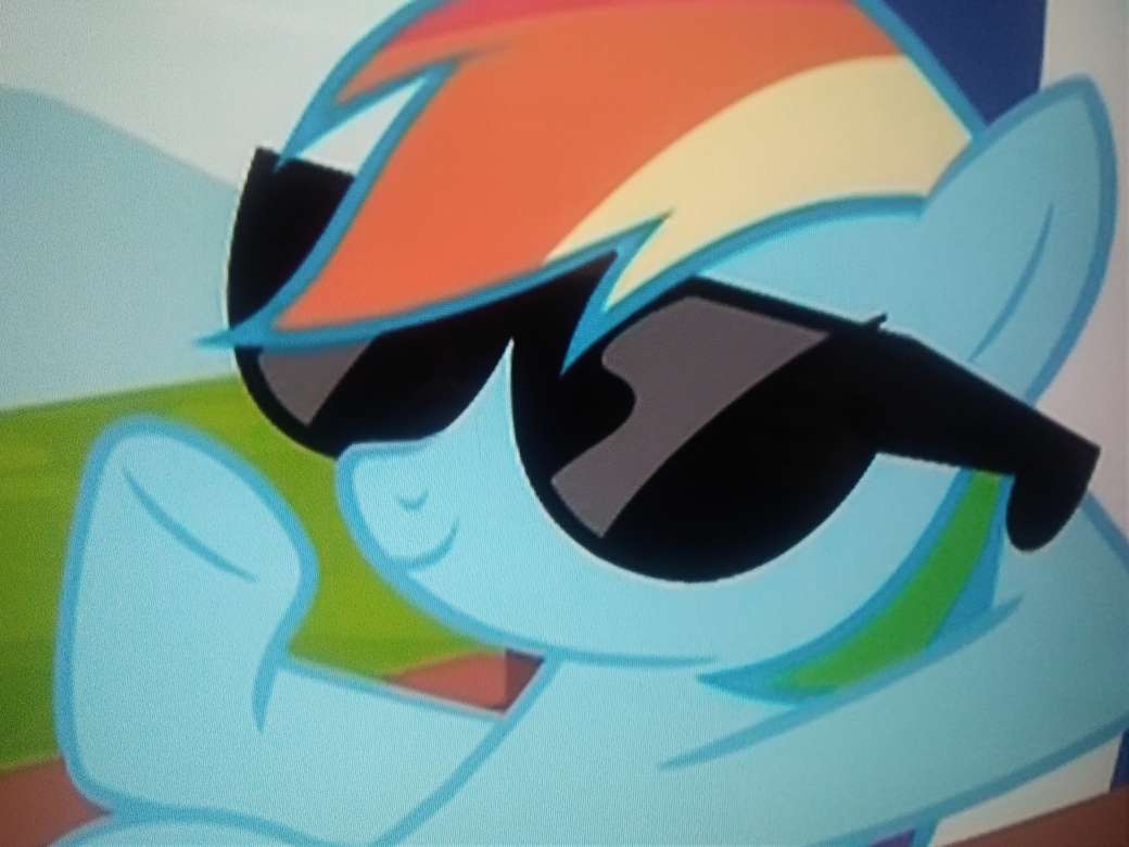 Rainbow Dash okulary przeciwsłoneczne puzzle online