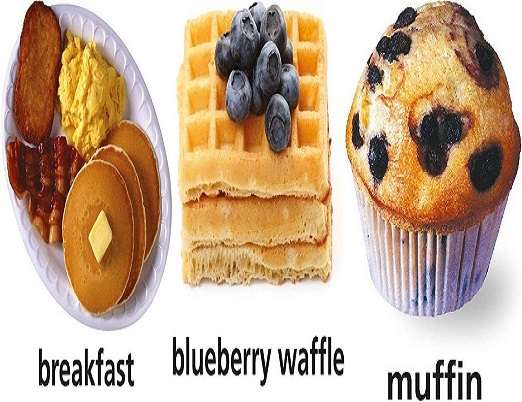 Śniadaniowa muffinka jagodowa waflowa puzzle online