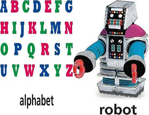 alfabet robota puzzle online