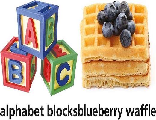 alfabet blokuje wafel jagodowy puzzle online