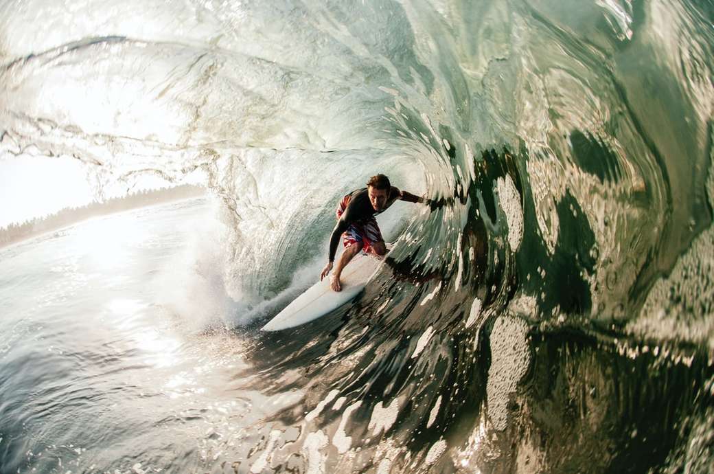 Surfowanie na wybrzeżu Pacyfiku w Meksyku puzzle online