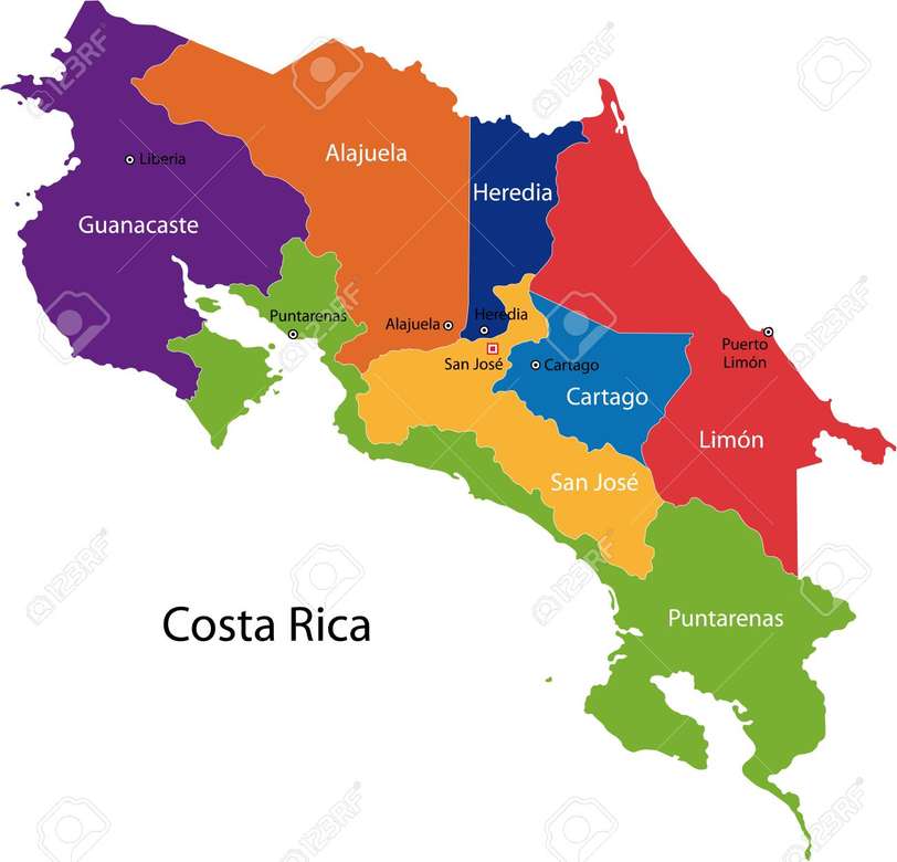 Kostaryka puzzle online