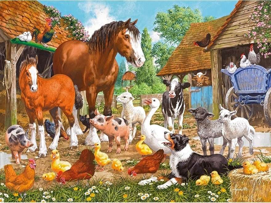 ೋ ღ Farm Animals ೋ ღ puzzle online