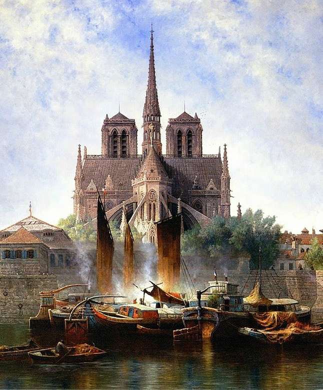 Notre Dame de Paris, 1893 puzzle online