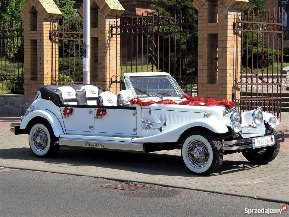 Piękne auto retro puzzle online
