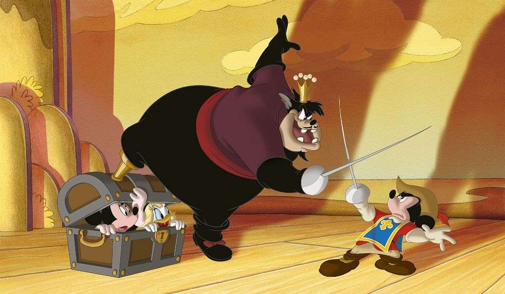 Mickey, Donald, Goofy: Trzej Muszkieterowie puzzle online