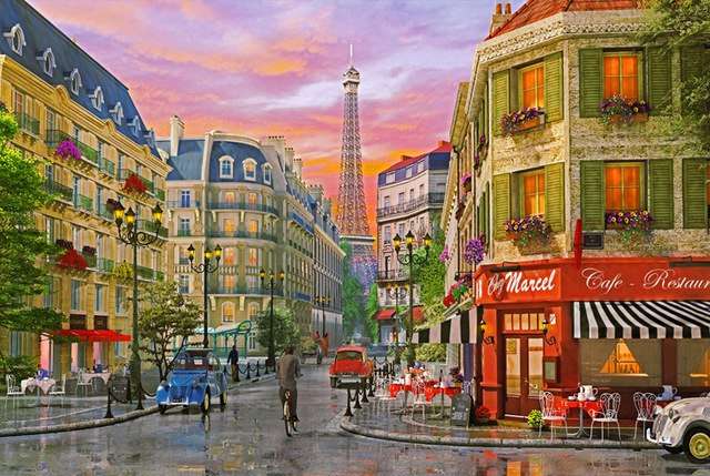 Paryż w malarstwie. puzzle online