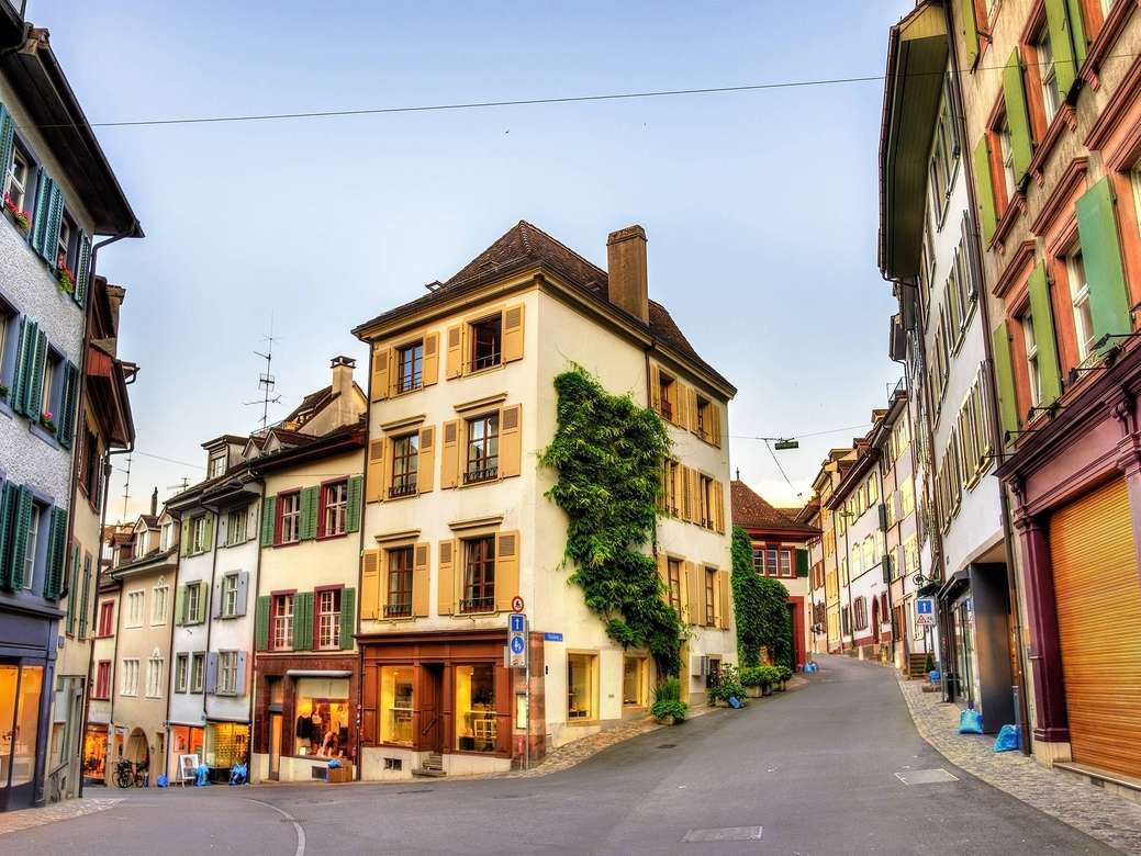 Stare miasto w Bazylei Szwajcaria puzzle online