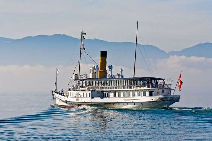 Wycieczka łodzią po Jeziorze Genewskim puzzle online
