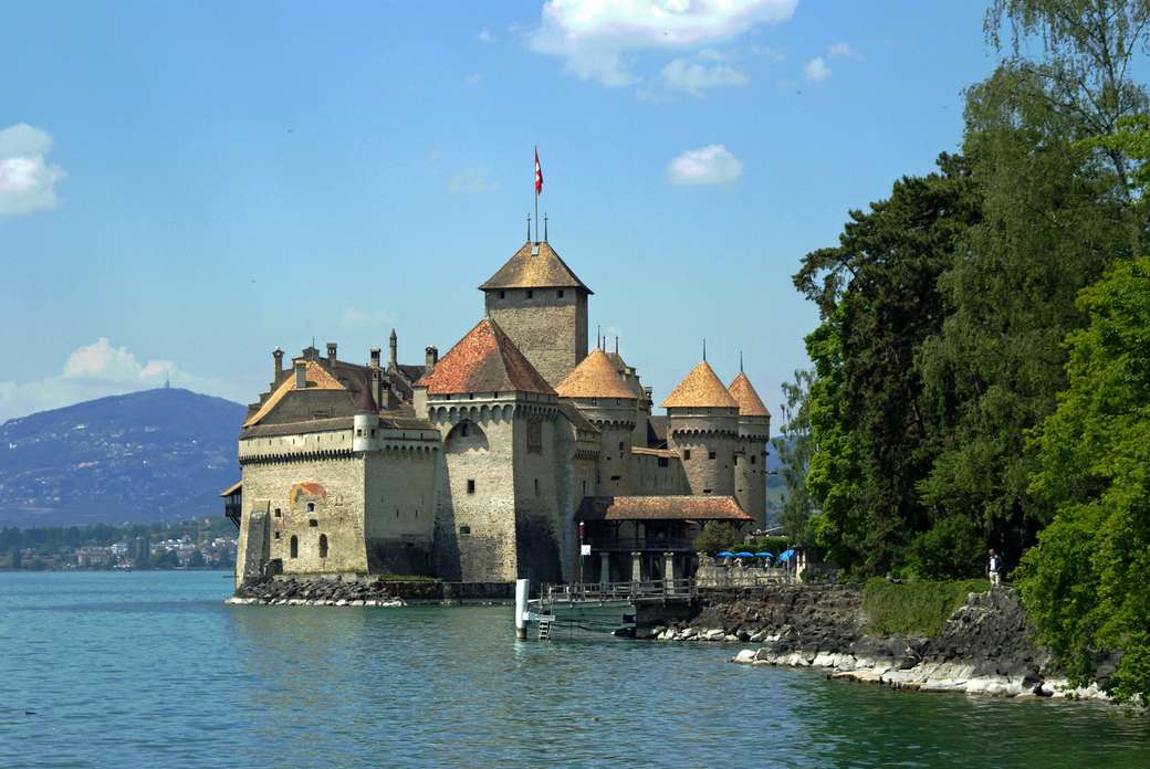 Jezioro Genewskie Castle Chillon puzzle online