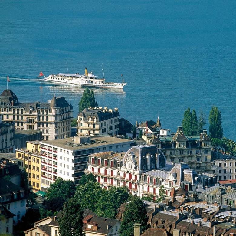 Jezioro Genewskie Montreux puzzle online