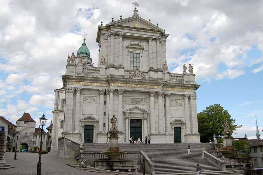Katedra w Solothurn Sankt Ursen puzzle online
