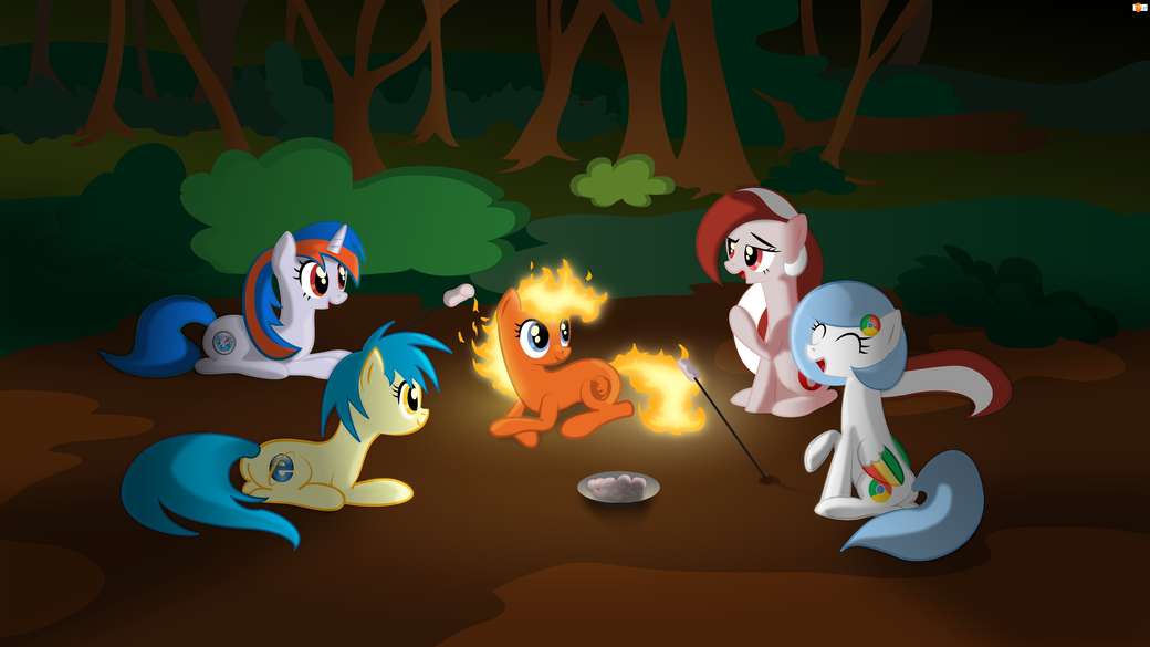 Magiczny Obóz Kucyków Pony puzzle online