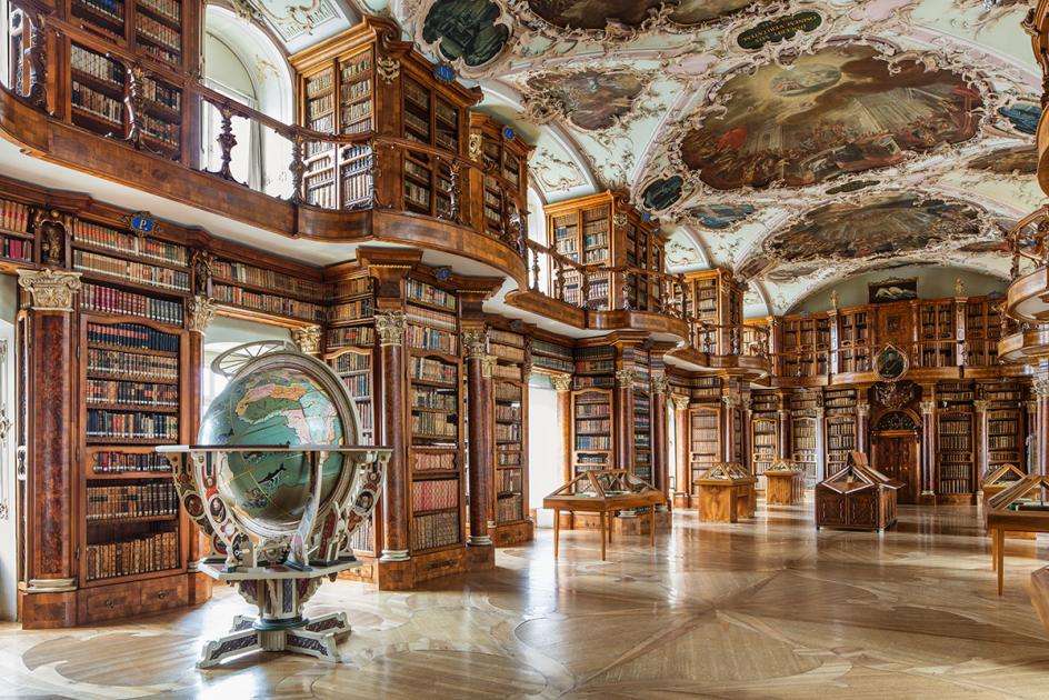 Biblioteka opactwa Sankt Gallen, Szwajcaria puzzle online
