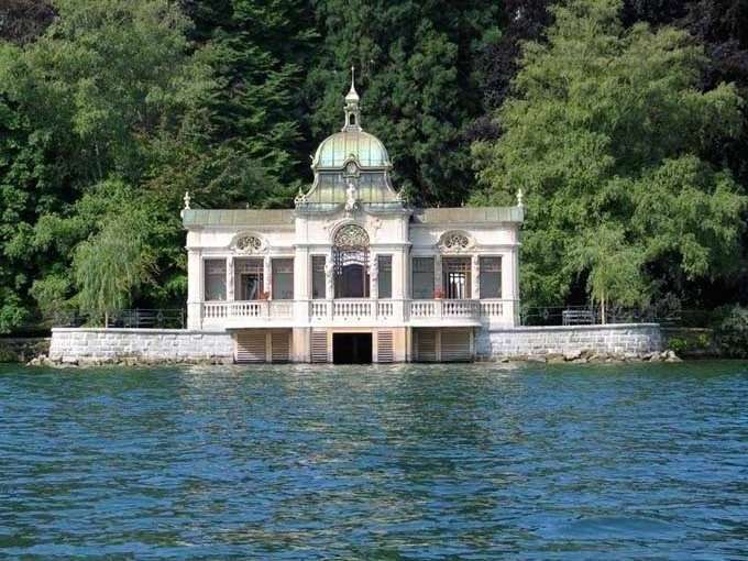 Pawilon kąpielowy Horgen nad Jeziorem Zuryskim puzzle online