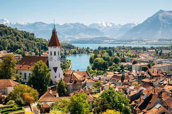 Thun am Thunersee Szwajcaria puzzle online