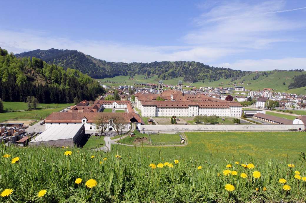 Klasztor Einsiedeln wpisany na Listę Światowego Dziedzictwa UNESCO puzzle online