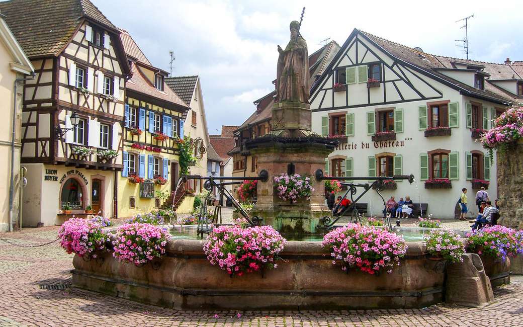 Eguisheim Wine Village Alsace puzzle