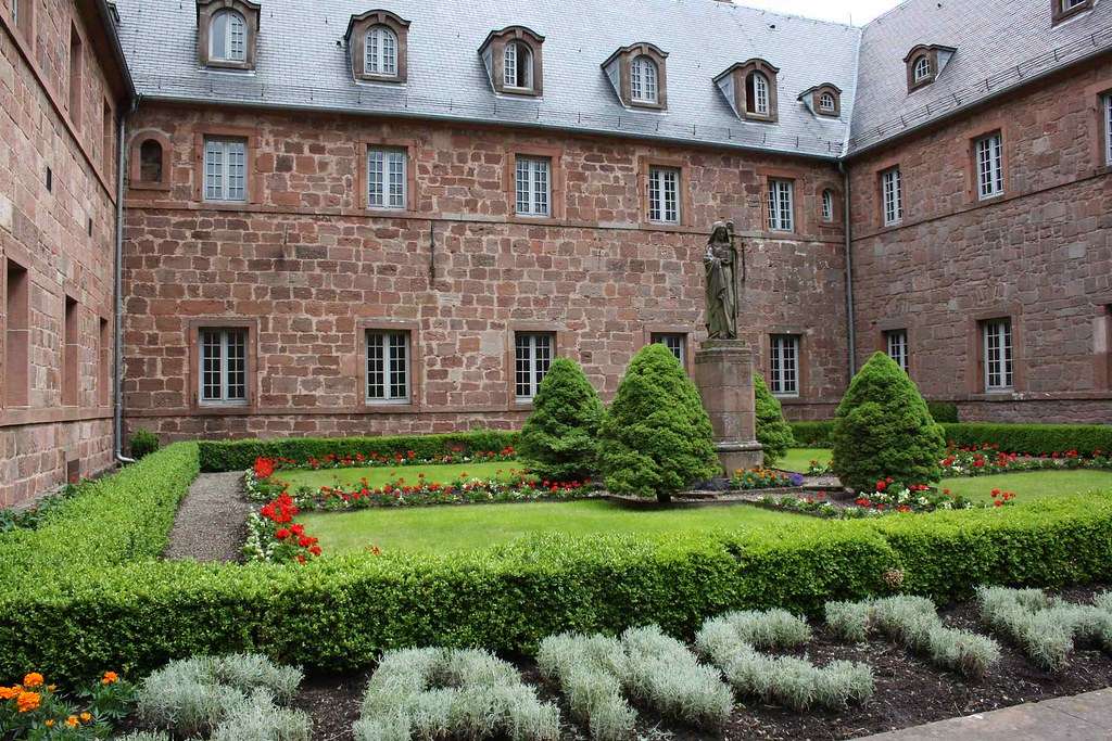 Klasztor Świętej Odilii Mount Odilien Vosges puzzle online