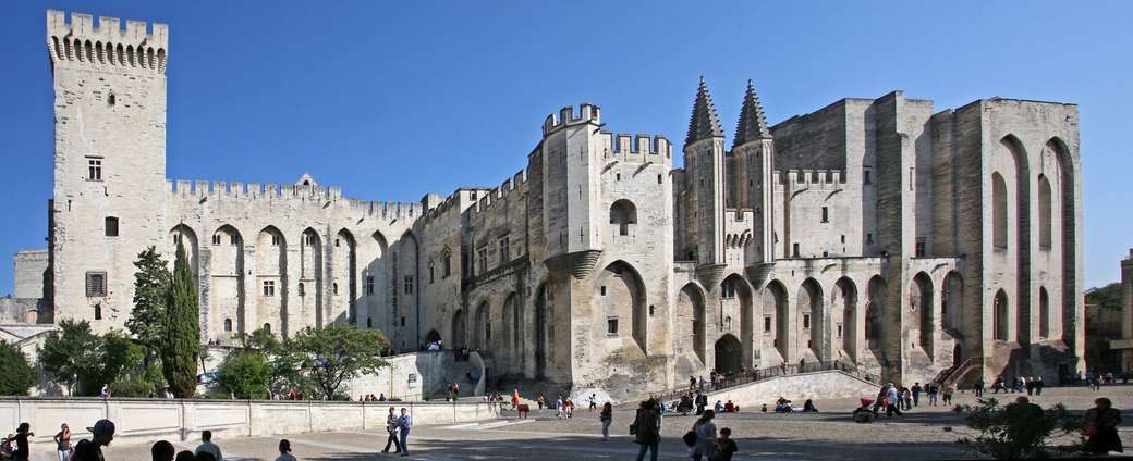 Avignon Papal Palace Provence France puzzle online
