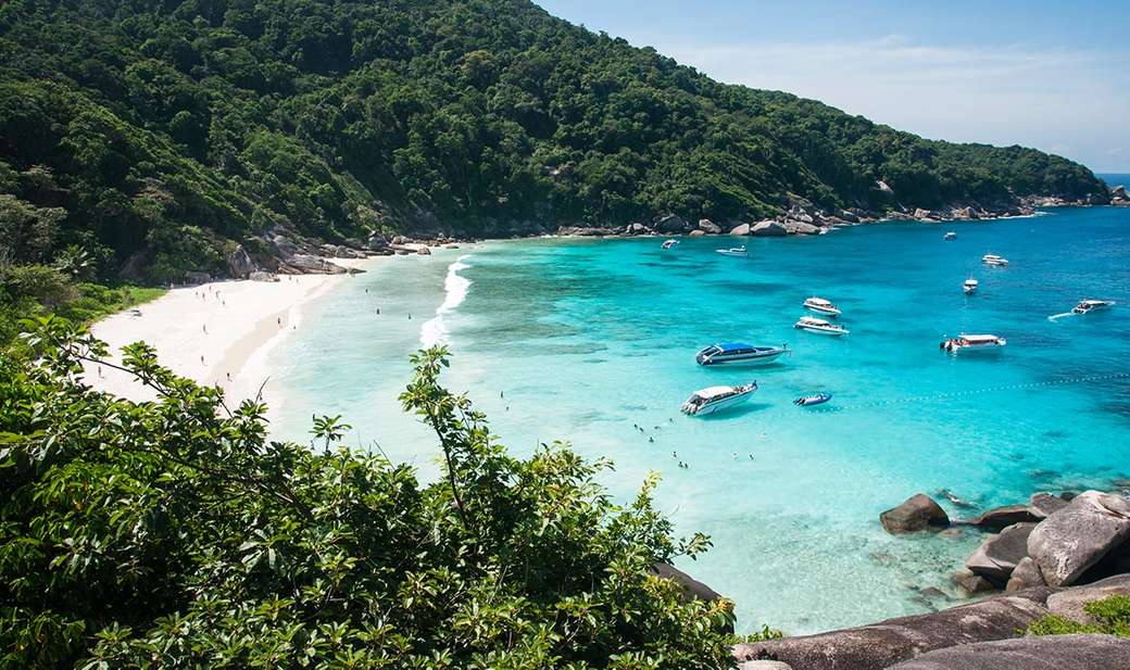 Underwater in the Similan Islands puzzle online