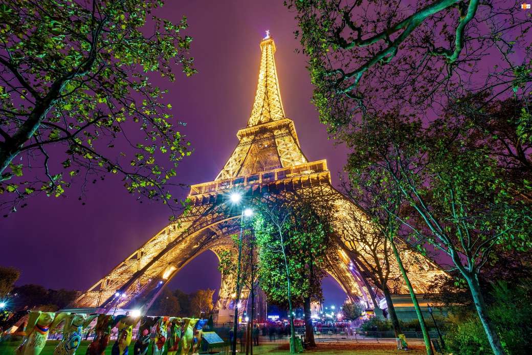 Paryż nocą puzzle online