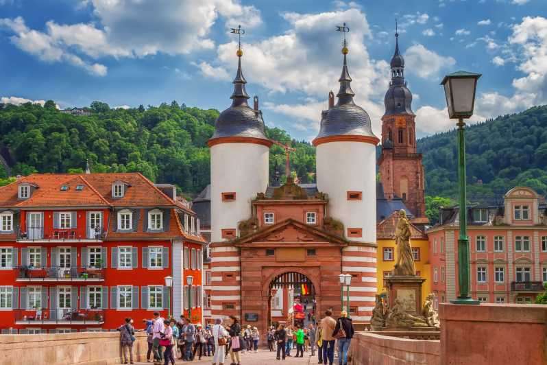 Most Heidelberg nad rzeką Neckar puzzle online