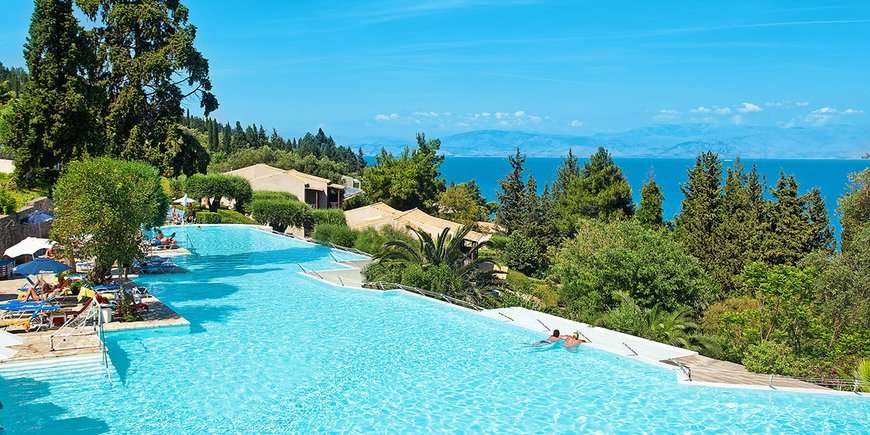 grecja - widok z Hotelu Aeolos Beach Resort puzzle online