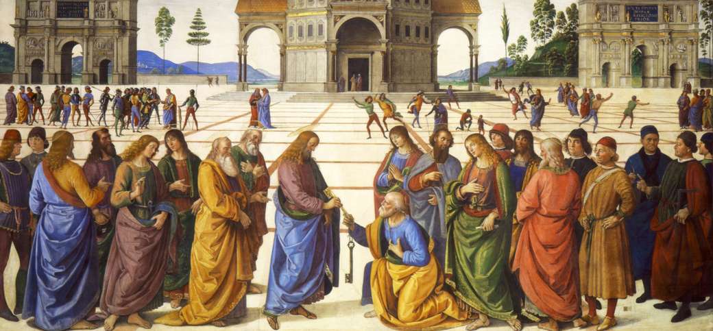 Dostawa kluczy do San Pietro di Perugino puzzle online