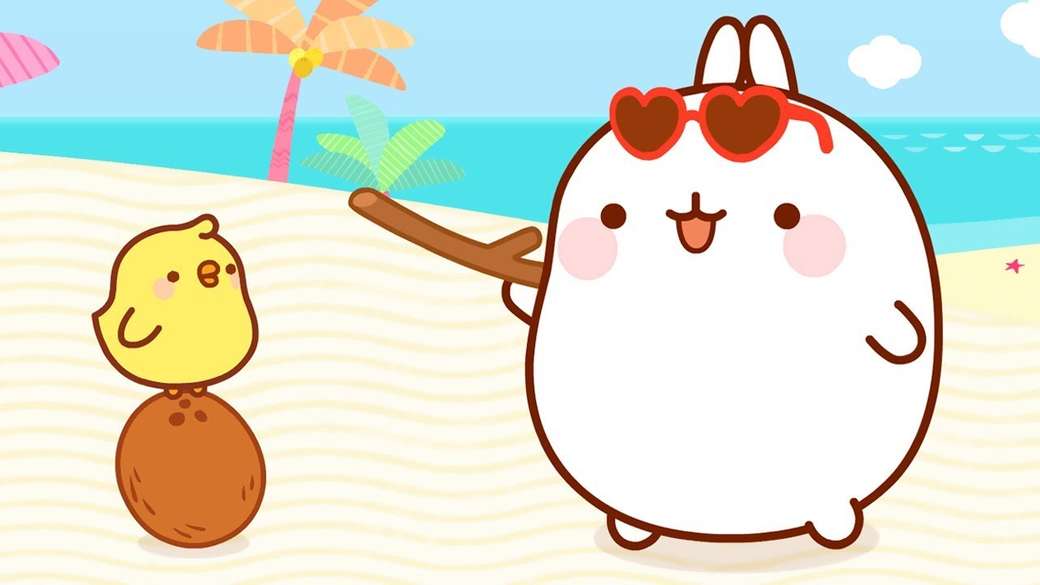 molang kokosowy puzzle online