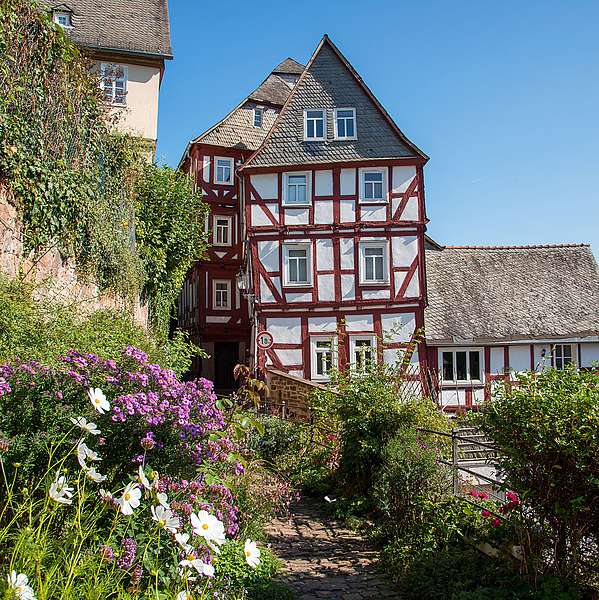 Stare miasto Marburg an der Lahn puzzle online